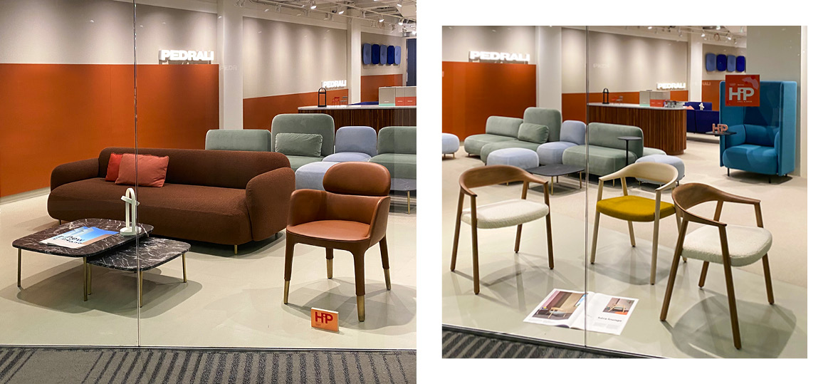 pedrali collections staged at neocon 2022